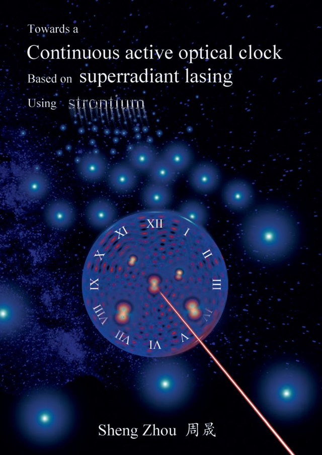 PhD thesis cover: Towards a continuous active optical clock based on superradiant lasing using strontium